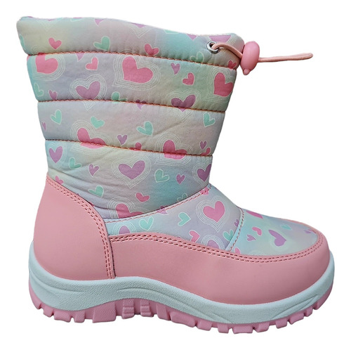 Botín Impermeable Corazones Niña (talla 28-35)