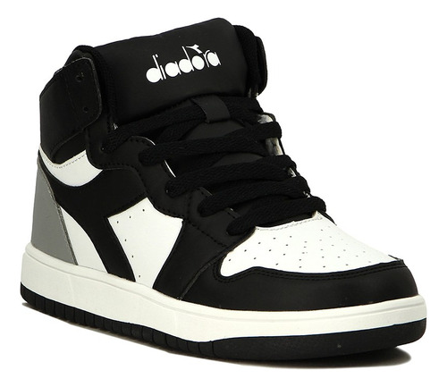 Diadora Lifestyle Milano Mid Masculino - Negro/blanco