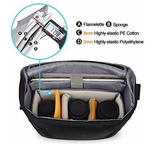 Bolsa Hombro Para Camara Reflex Digital Soporte Tripode