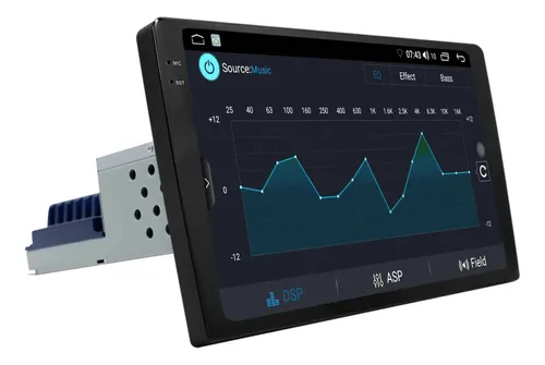 Multimídia Universal 9p Aikon Core 1din 2+64gb Qled Carplay