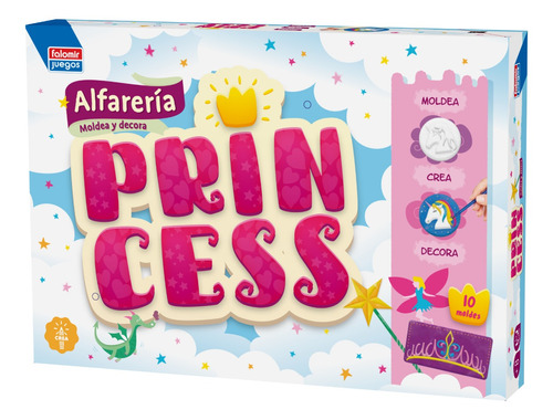 Alfareria Princess  Moldea Y Decora Falomir Juegos
