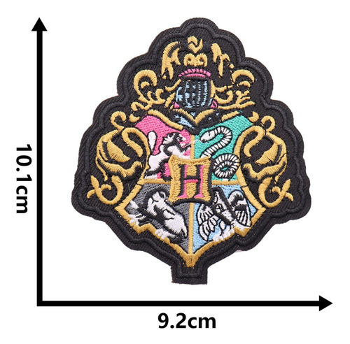 Imagen 6 de 8 de Set 5 Parche Insignia Harry Potter Hogwarts Gryffindor