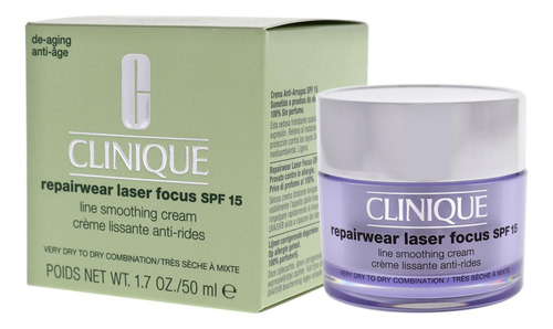 Crema Clinique Para Ropa Reparadora Laser Focus Spf 15 50 Ml
