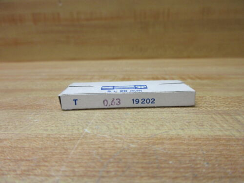 Wickmann-werke T0.63/250b Fuse 19202 Wirewound Element ( Ccg