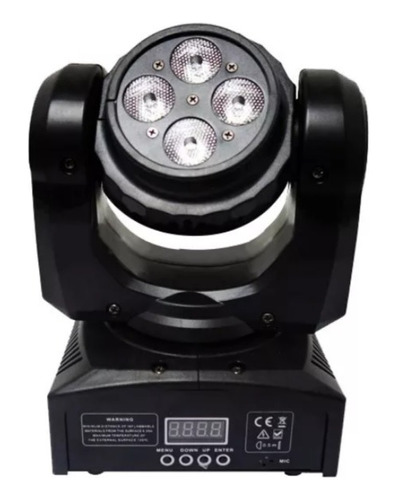 Minicabezal Doble Cara Beam + Wash Verti Power Gbr Luces Dj