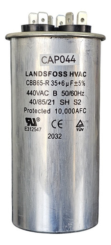 Capacitador De 35+6mdf Landfoss 440vac