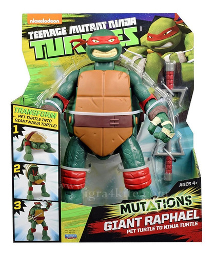 Tortugas Ninjas Muñeco Juguete Original 25 Cm Xl