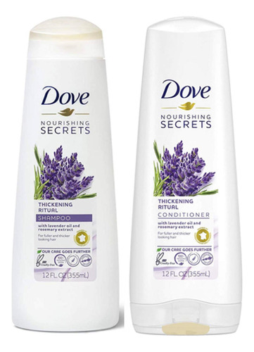 Conjunto De Cuidados Com O Cabelo Dove Nourishing Rituals Th