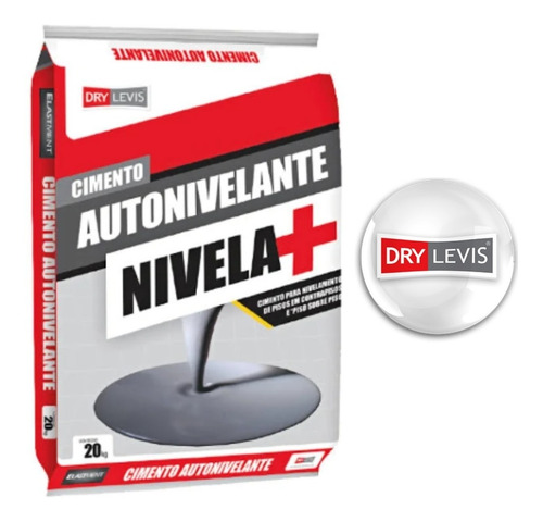 Autonivelante Cimento Nivela Mais Nivela+ Dry Levis 20kg