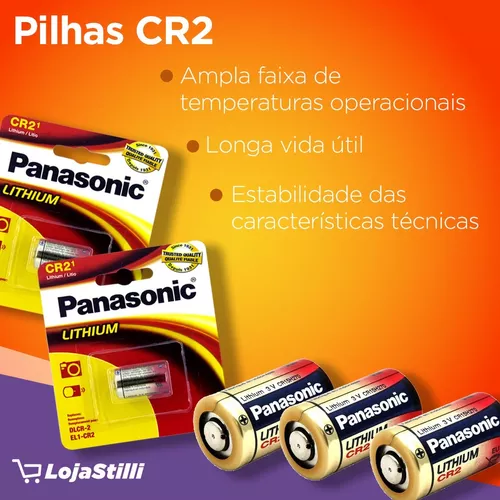 CR2 Duracell Lithium - 3V - CR123A & CR2 Formato - Lithium - Pilas