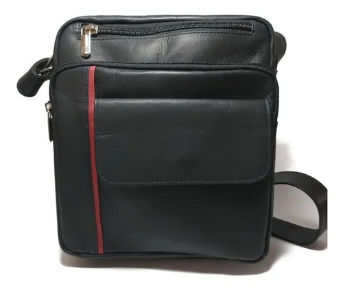 Bolso manos online libres cuero hombre