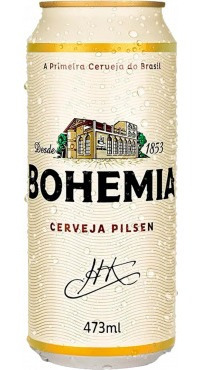 Kit Com 12 Unid Cerveja Bohemia 473ml Lata