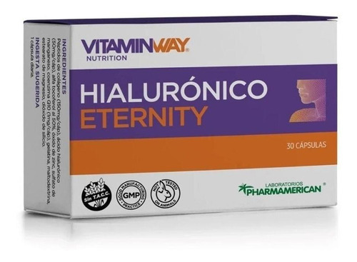 Ácido Hialurónico Eternity 30 Cápsulas Vitaminway Sabor Sin sabor