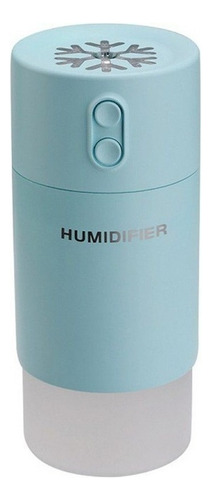 Umidificador Ar Portátil Usb Luminaria Ventilador Aroma 5330 Cor Azul Bi