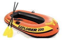 Comprar Bote Inflable Explorer 200 Intex Con  Remos E Inflador