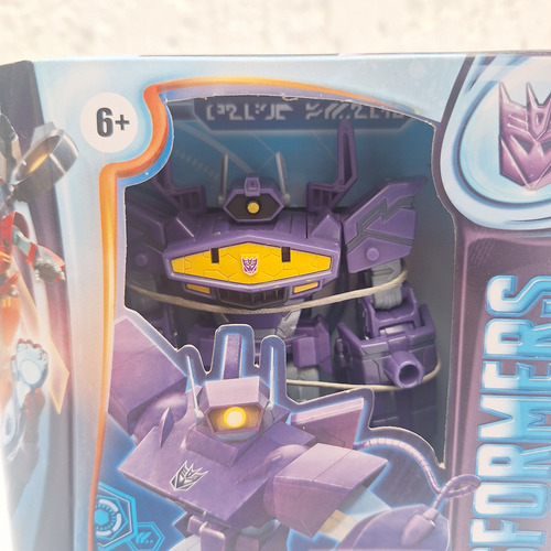 Transformers Earthspark Shockwave Deluxe Class Baf Mandroid (Usado)