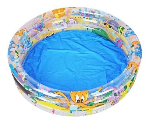 Imagen 3 de 5 de Pileta Infantil Bestway 102cm 3 Aros 51008 Planeta Juguete