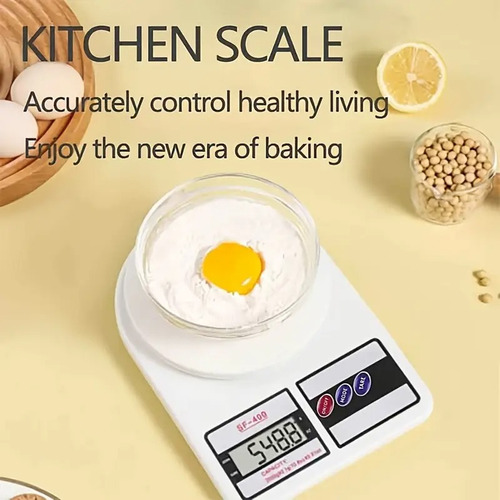 Balanza Digital De Cocina Presición Multiuso 1gr A 10kg Max