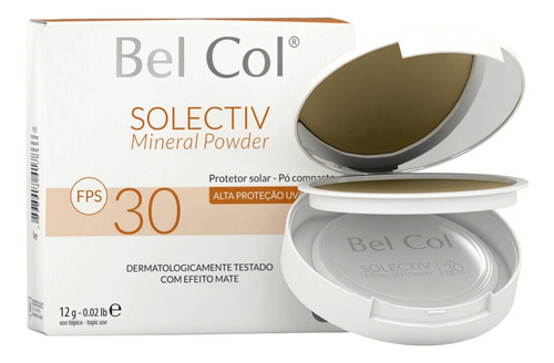 Solectiv Mineral Fps30 | Uva Pó Areia Intenso 12g Bel Col