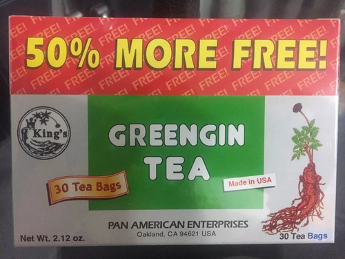Greengin Tea Original Laxante Natural /newen Natural