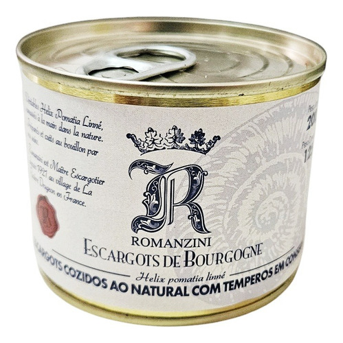 Escargot De Bourgogne 125g (2 Dúzias De Escargot)