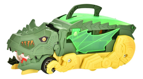 Juguete Transportador De Dinosaurios Verde Profundo