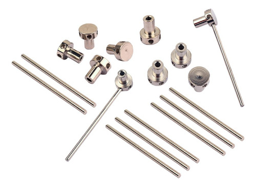 10 Sets Guitar Spoke Wheel Rod Nut + Barra De Material Acero