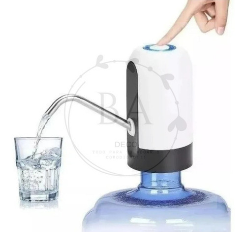 Imagen 5 de 5 de Dispenser Bomba De Agua Automático Bidones Carga Usb