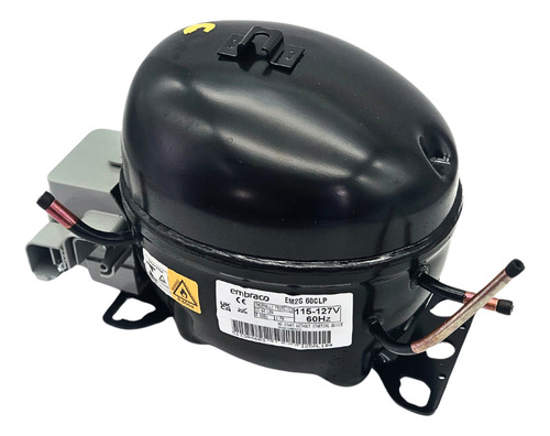 Motor Compressor 1/6 Em2s60clp R600 Embraco 110v + Brindes