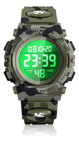 Atimo Reloj Digital Deportivo Impermeable Led 50m Para Ninos