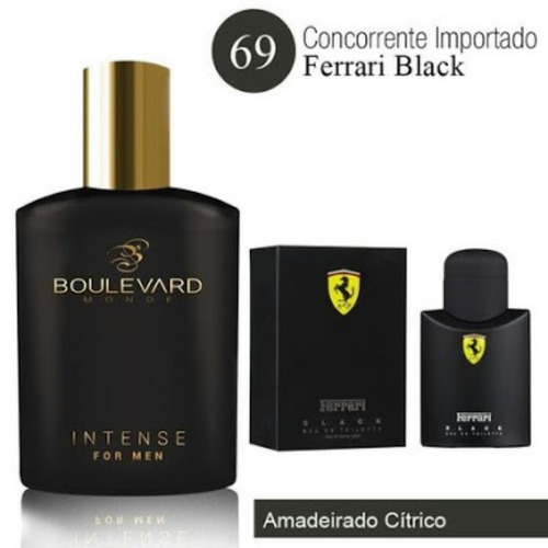 Fragrância Ferrari Black. 100ml