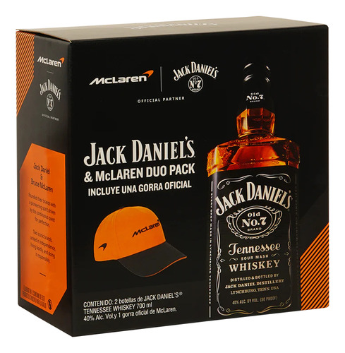Whiskey Jack Daniels 700ml Duo C/gorra