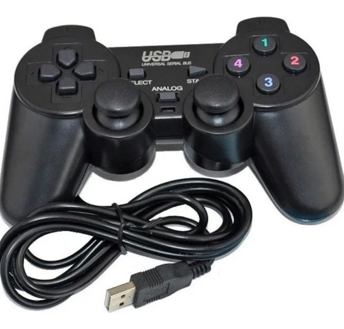 Control Joypad Usb Para Pc Con Dualshock Computador 