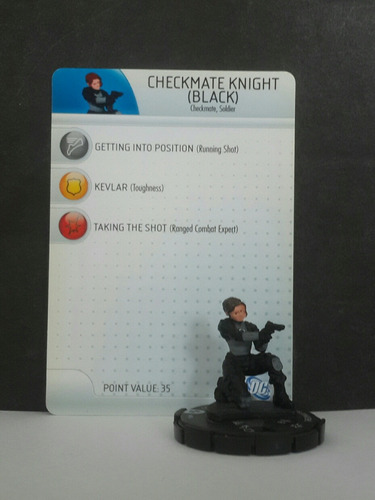 Checkmate Knight (black) Heroclix - Dc Comics - Los Germanes