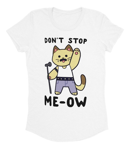 Playera Blusa Freddie Mercury Don´t Stop Me-ow Queen