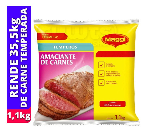 Tempero Amaciante De Carnes Maggi - 1,1kg