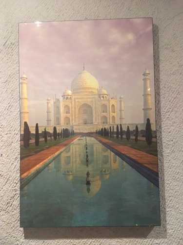 Cuadro Decorativo Del Taj Mahal 90x60cm 