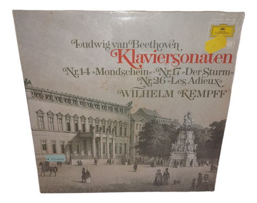 Ludwig Van Beethoven Klaviersonaten Vinyl Lp Alemania 1965