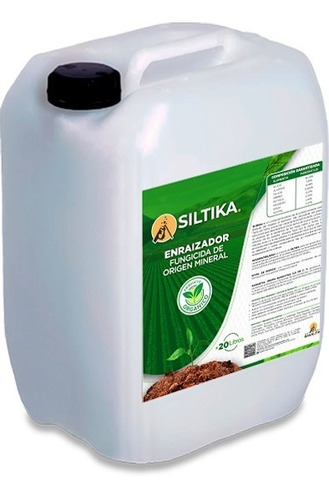 Siltika (sílice Enraizador-nutrición Vegetal) Porrón 20 Lt