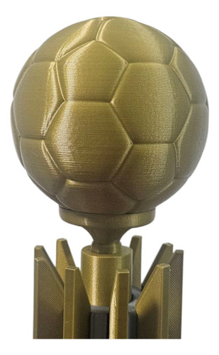 Replica Recopa Sudamericana Racing Club 37 Cm Tamaño Grande Dorado