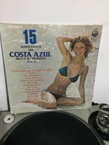 Costa Azul Rico Y Su Tropa Azul - 15 Exitos -  Vinyl 12 Lp 