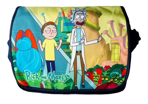 Bolso Morral Rick And Morty Cartoon Adult Swim Geek Alien