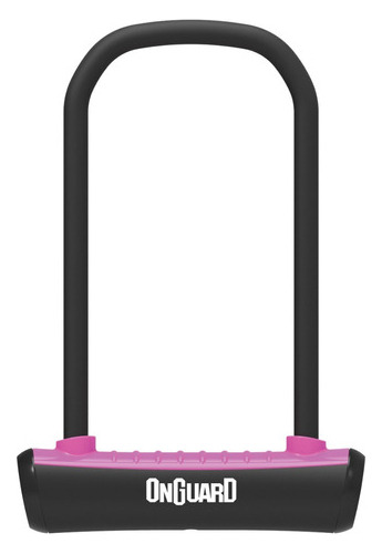 Candado Bicicleta Onguard Neon 8153 - U Lock Rosado Rosa