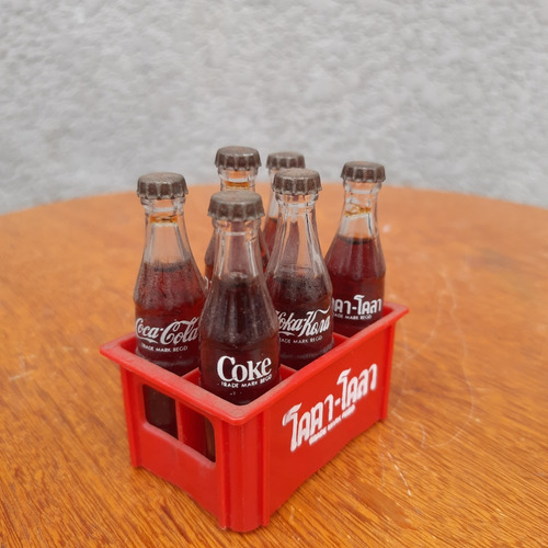 Mini Engradado Garrafinha Coca-cola 6 Países Coke Koka-kora