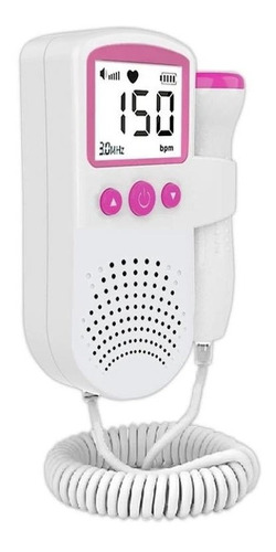 Monitor Doppler Fetal Cardiaco Latidos Corazón Bebé + Gel