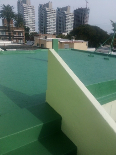 10 Kg Membrana Practica Verde Impermeabilizante Elastomerica Blanco
