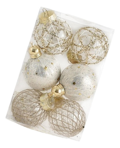 6 Bolas De Navidad Para Colgar En El De Navidad, 6 Cm, Para