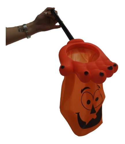 Mano Para Juntar Golosinas Calabaza Halloween Cotillon