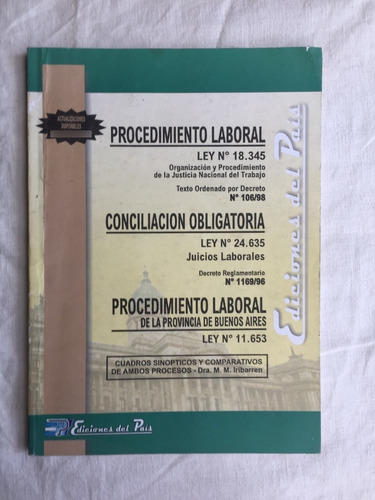 Procedimiento Laboral - Conciliacion Obligatoria - Del Pais