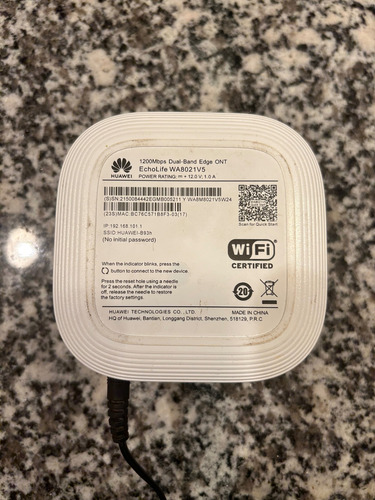 Ont Huawei Wa8021v5 Gigabit Wi-fi 6 Doble Banda (Usado)